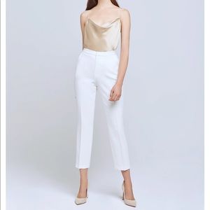 L’Agence Sawyer Pant Trouser - Cream - Ivory - Size 8